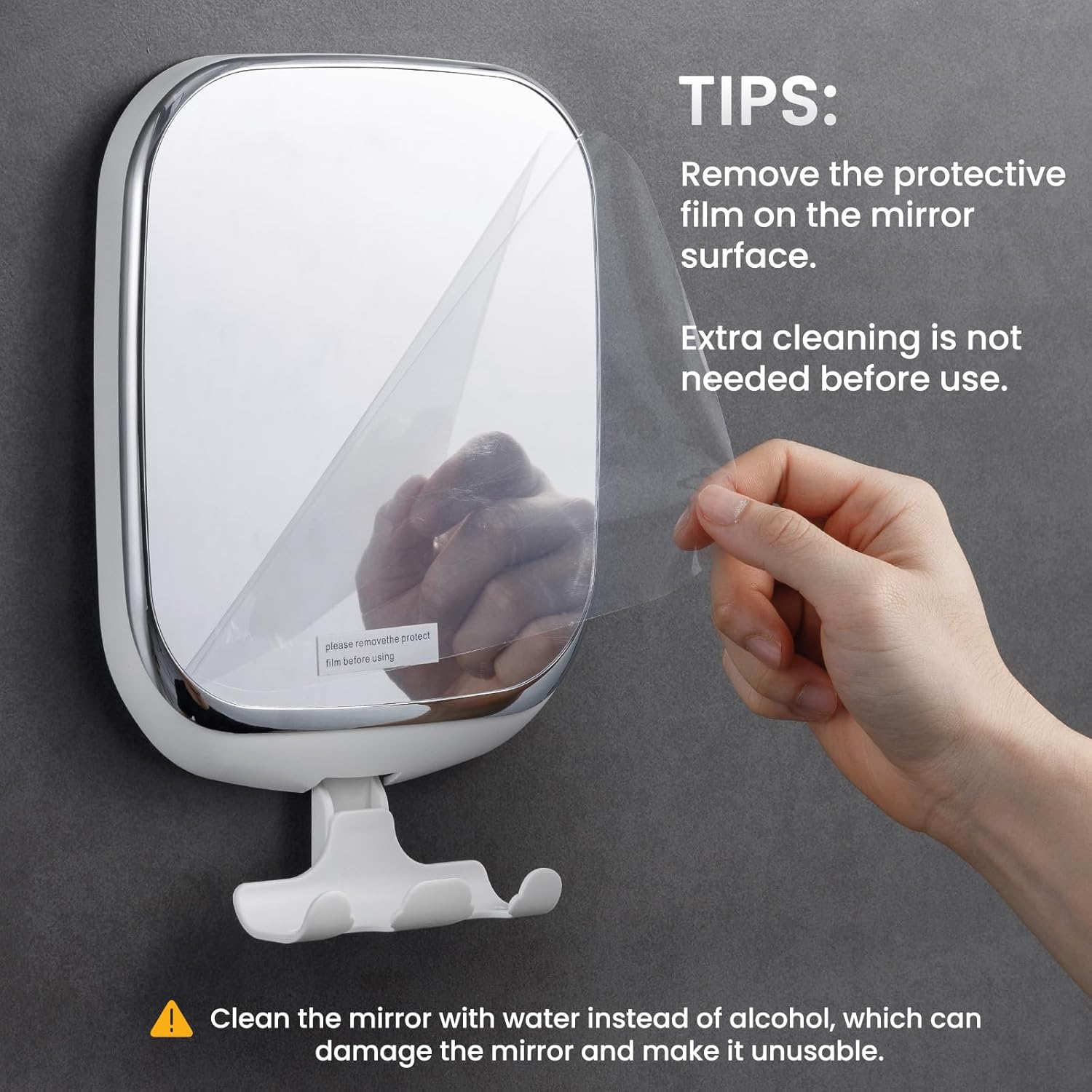 Ergonomic Fog-Free Showers