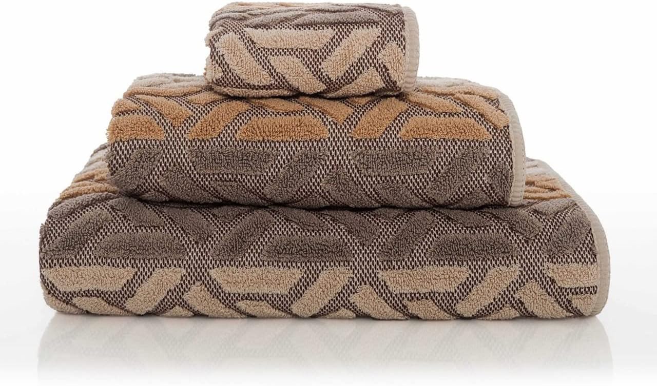Elegant Geometric Bath Towel