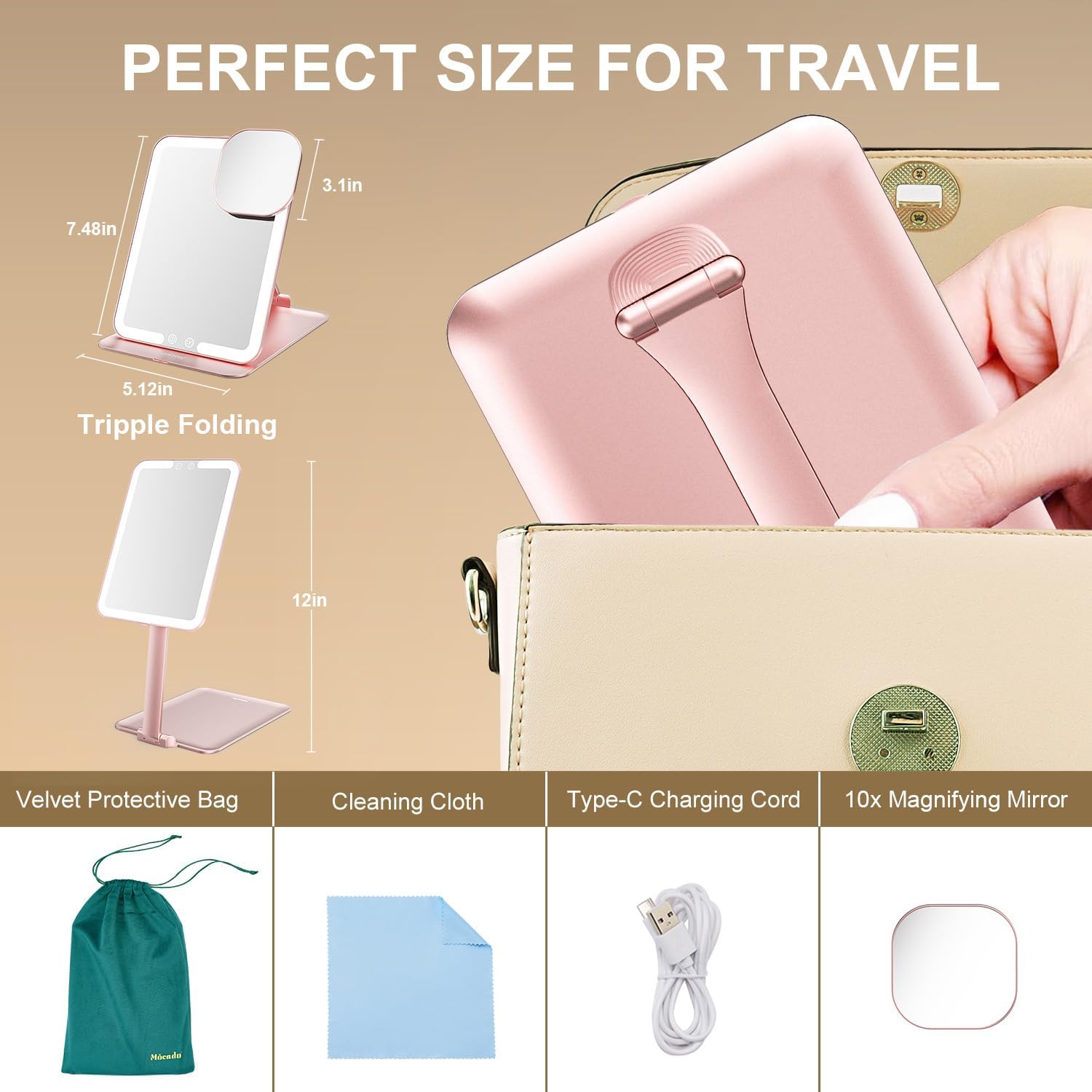 Mocado Travel Makeup Mirror