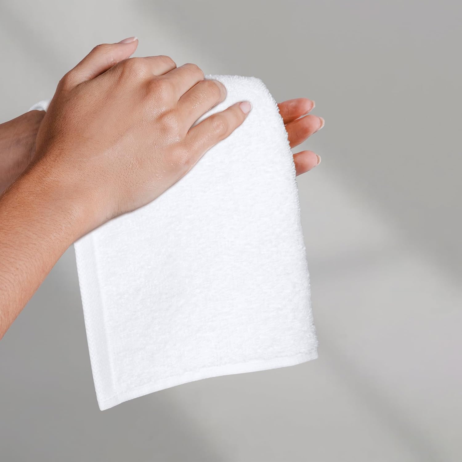 100 Cotton Washcloth for Bathroom Eco-Friendly Durable Fast-Drying Soft Reusable