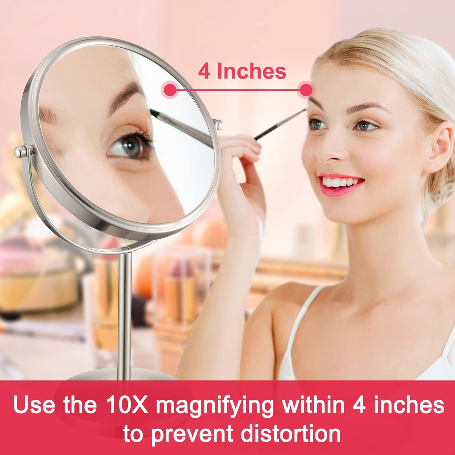 10X Magnifying Makeup Mirror
