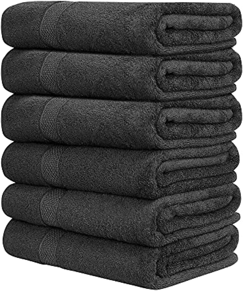 Luxury 100 Cotton Bath Towels for Home Spa Gym Pool Use