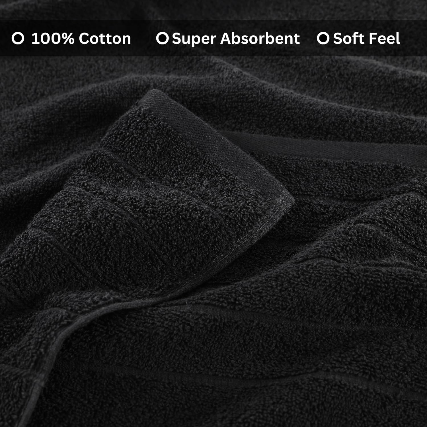 Casa Platino Premium Bath Towel 4 Pack Large