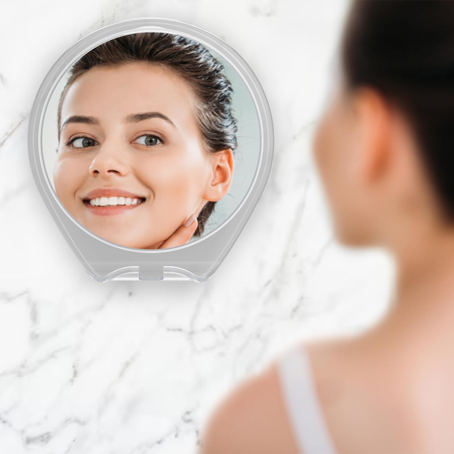 HoneyBull Fogless Shower Mirror - Compact