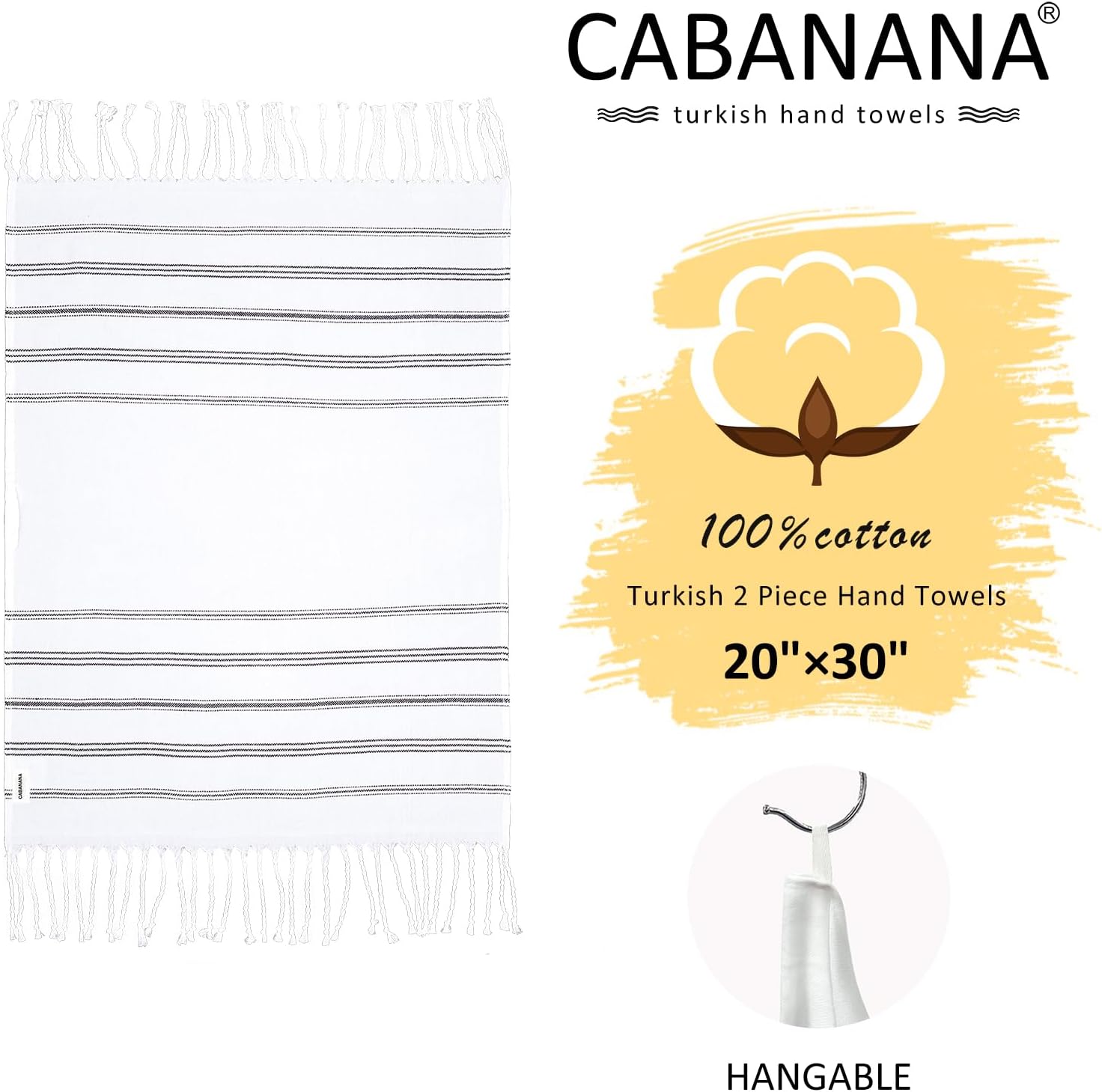 Boho Turkish Bathroom Hand Towels