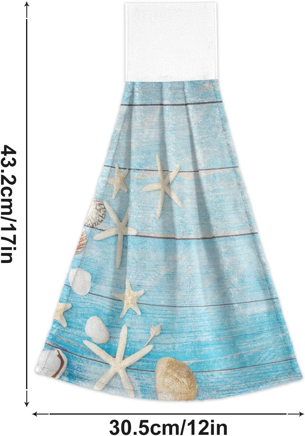 Blue Bath Towels 2 in 1 Multi-Use Hanging Towels