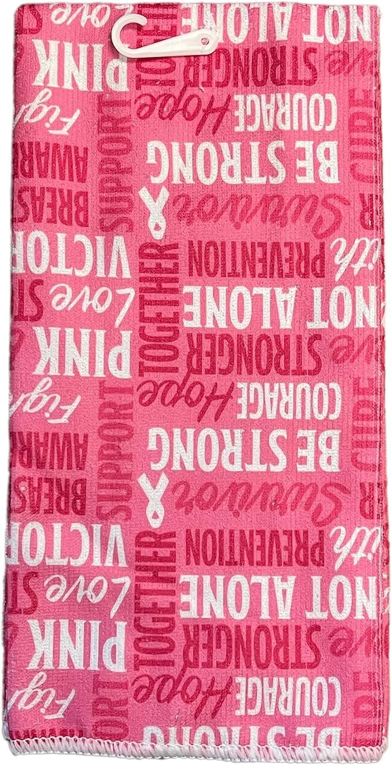 Microfiber Hand Towel Gift Set Breast Cancer Awareness