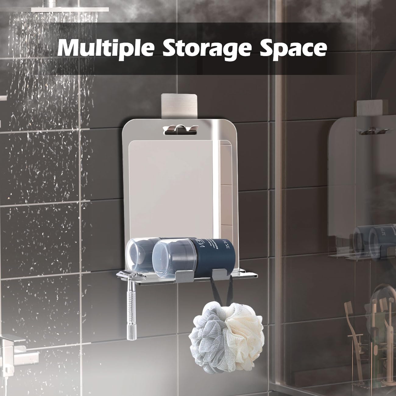 Shinowa Shower Mirror - Compact Shavers Best Friend