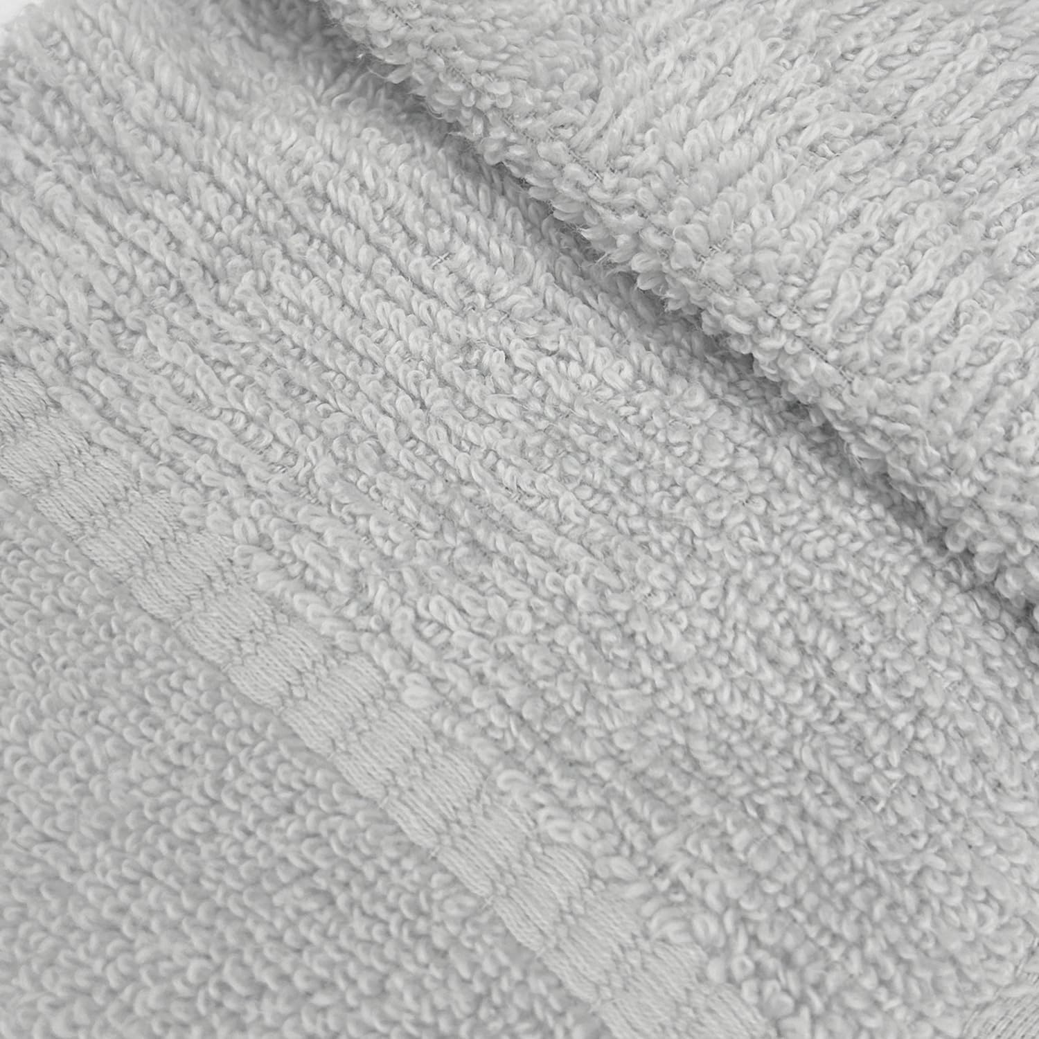 Premium 12x12 Zero Twist Wash Cloth Set - 24 x 100 Cotton Soft Plush