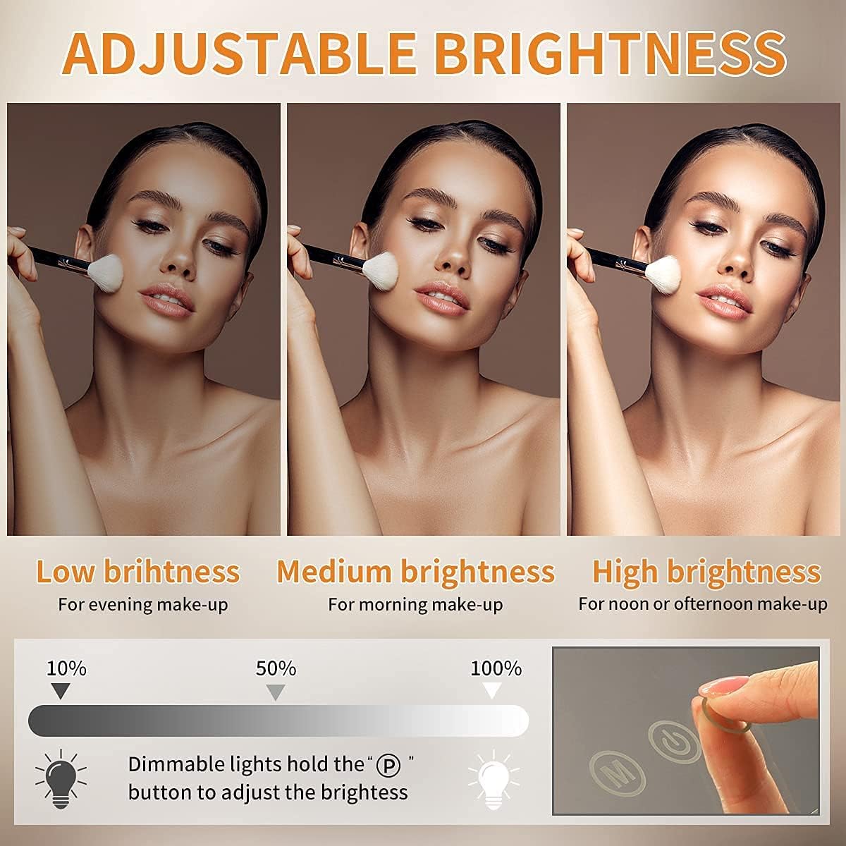 Hansong Vanity Mirror with Lights - Perfect for Makeup