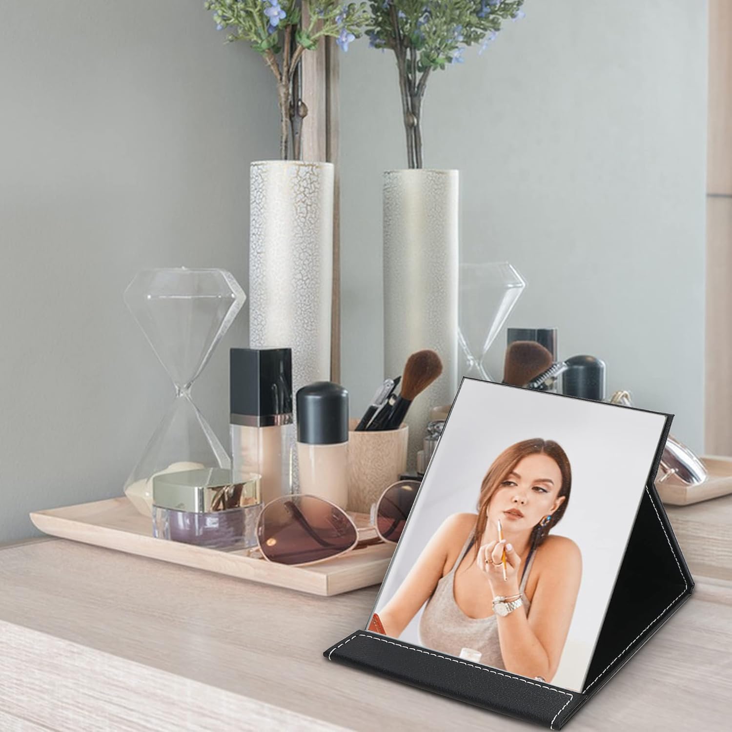 EFAILY Folding Travel Mirror 43W29L
