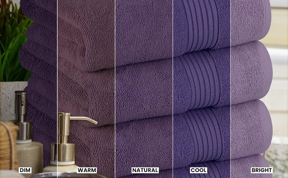 Utopia Premium Cotton Bath Towels Set 27x54