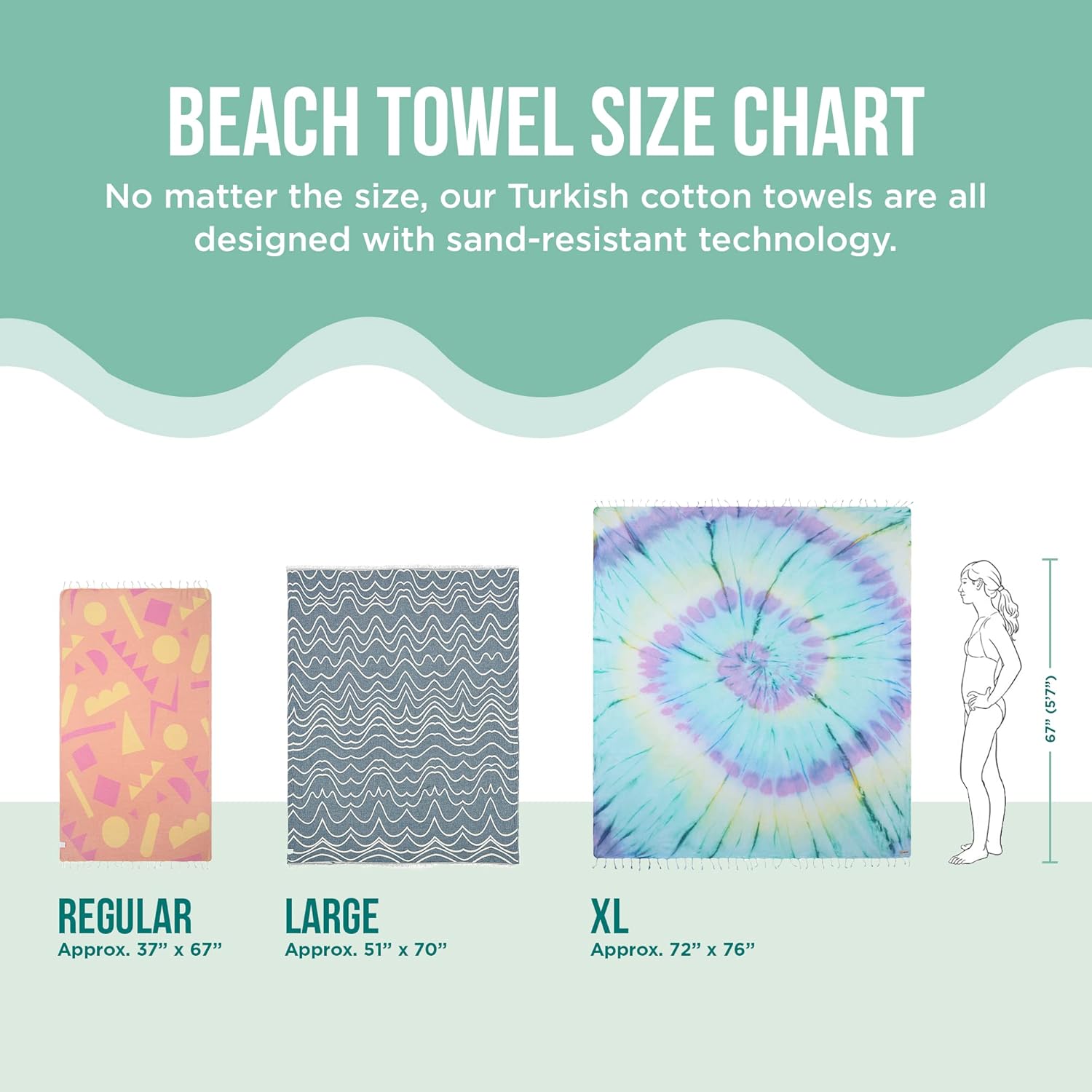 Ergonomic Turkish Beach Towel