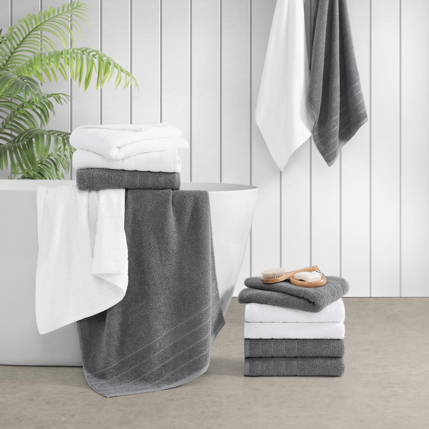 Luxurious Evolution 6-Pack Medium Cotton Towels
