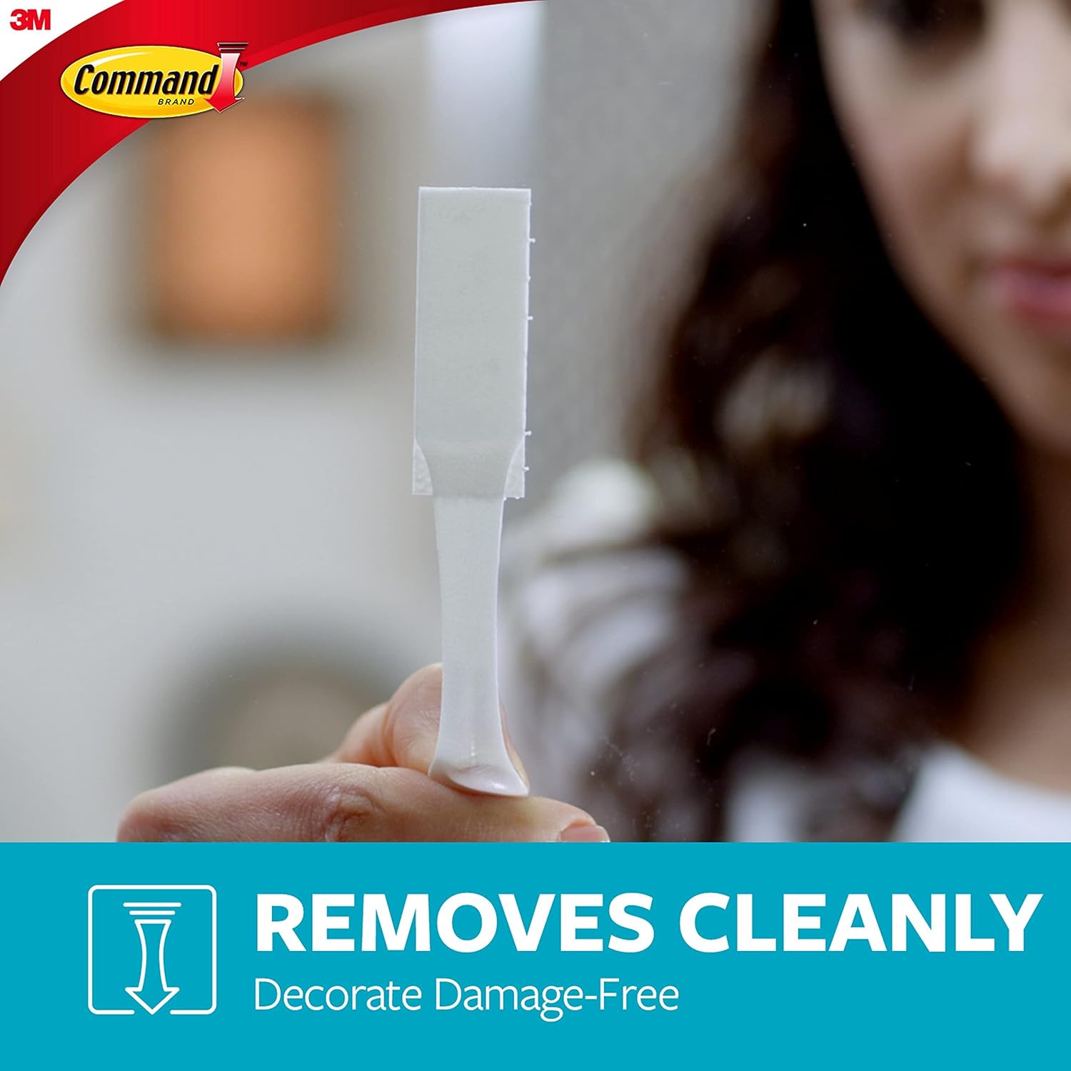Command Fog Resistant Mirror 2-Water-Resistant Strips BATH15-ES
