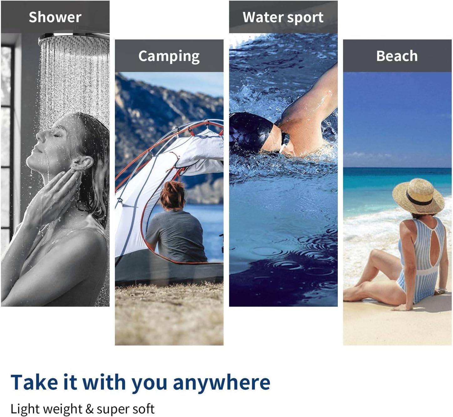 Lightweight and Luxurious Microfiber bath towel