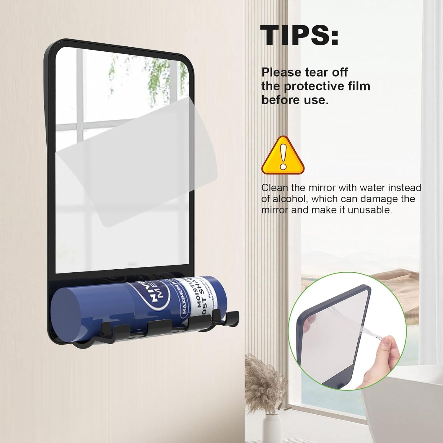 Shave Groom and Stay Safe with the HighhydroLED Fogless Mirror