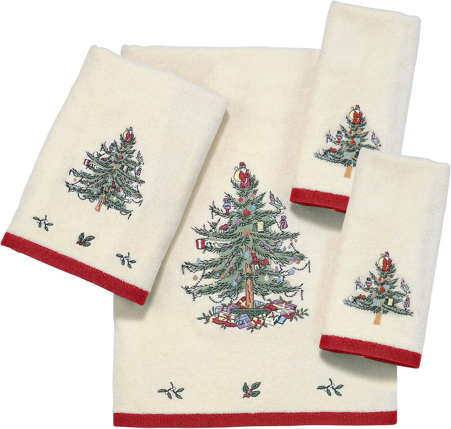 Spode Fingertip Towels Soft Absorbent Christmas Favorites