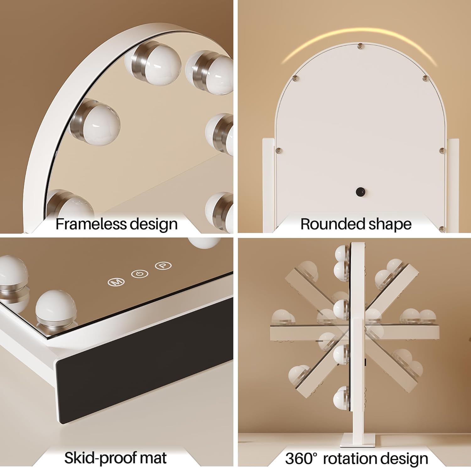 ZL ZELing Makeup Mirror with Lights
