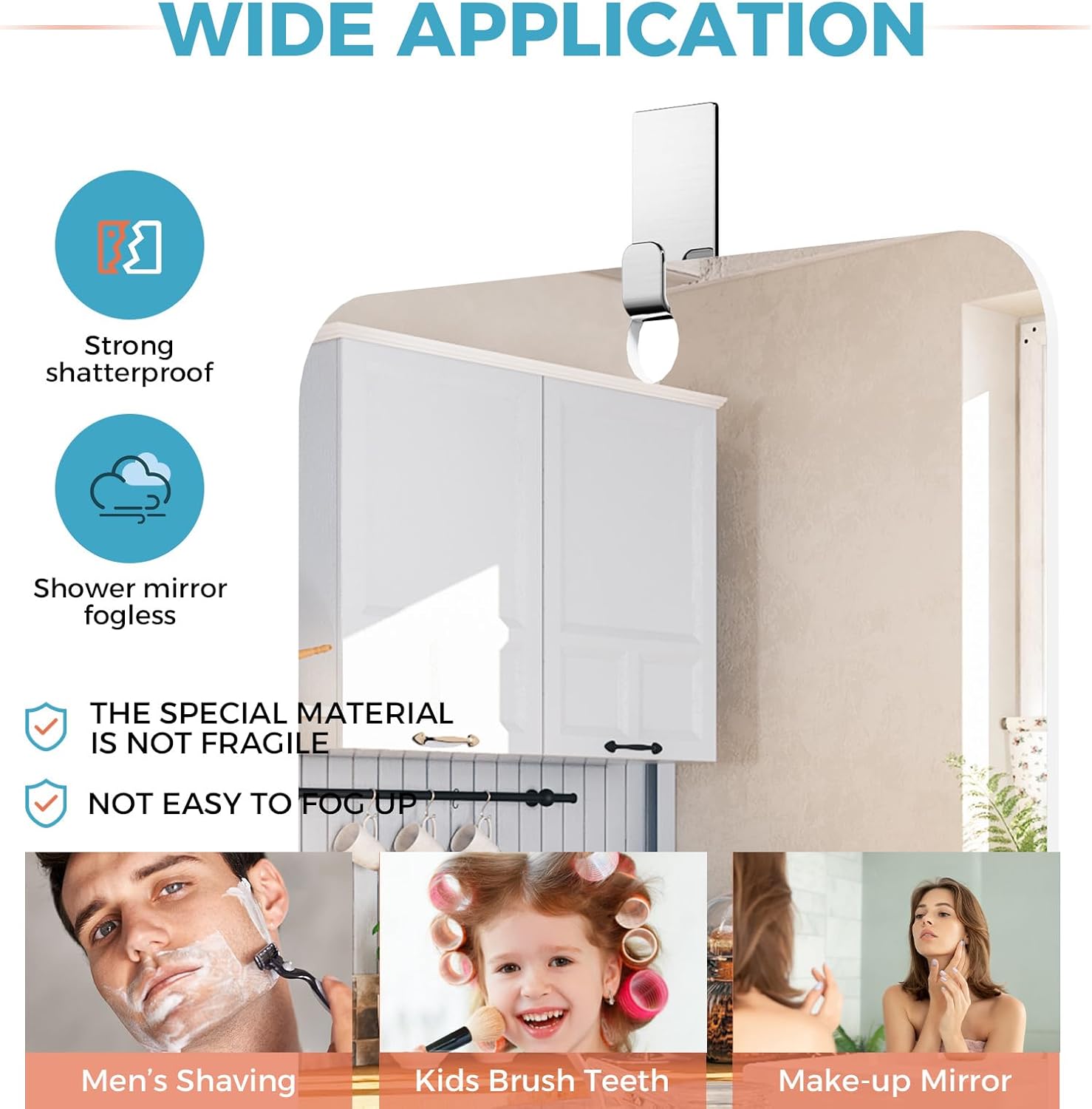 LeaOcaao Fogless Shower Mirror