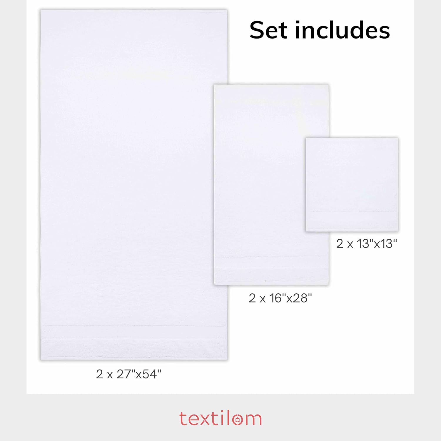 Luxury 100 Turkish Cotton Bath Towels Set for Home