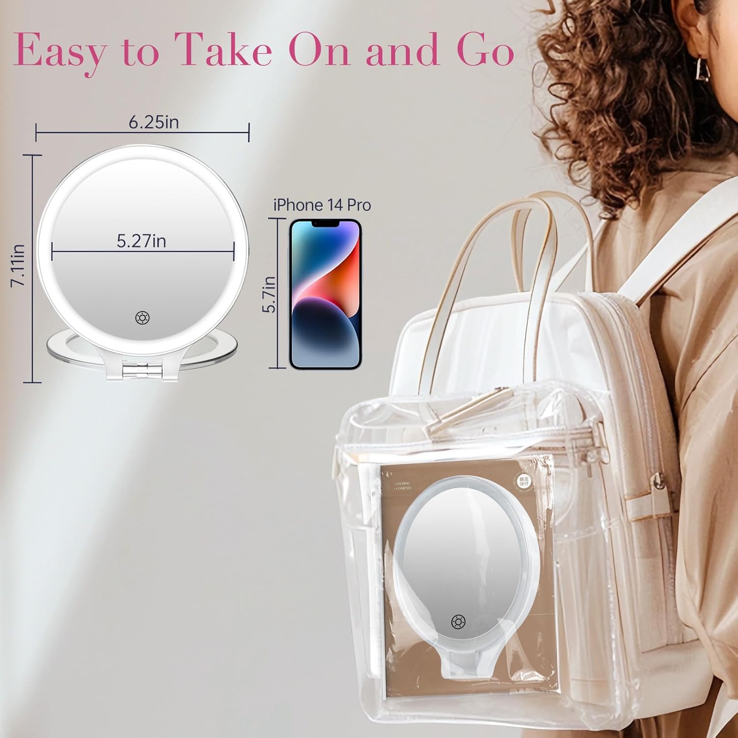 FASCINATE Magnifying Mirror with Light