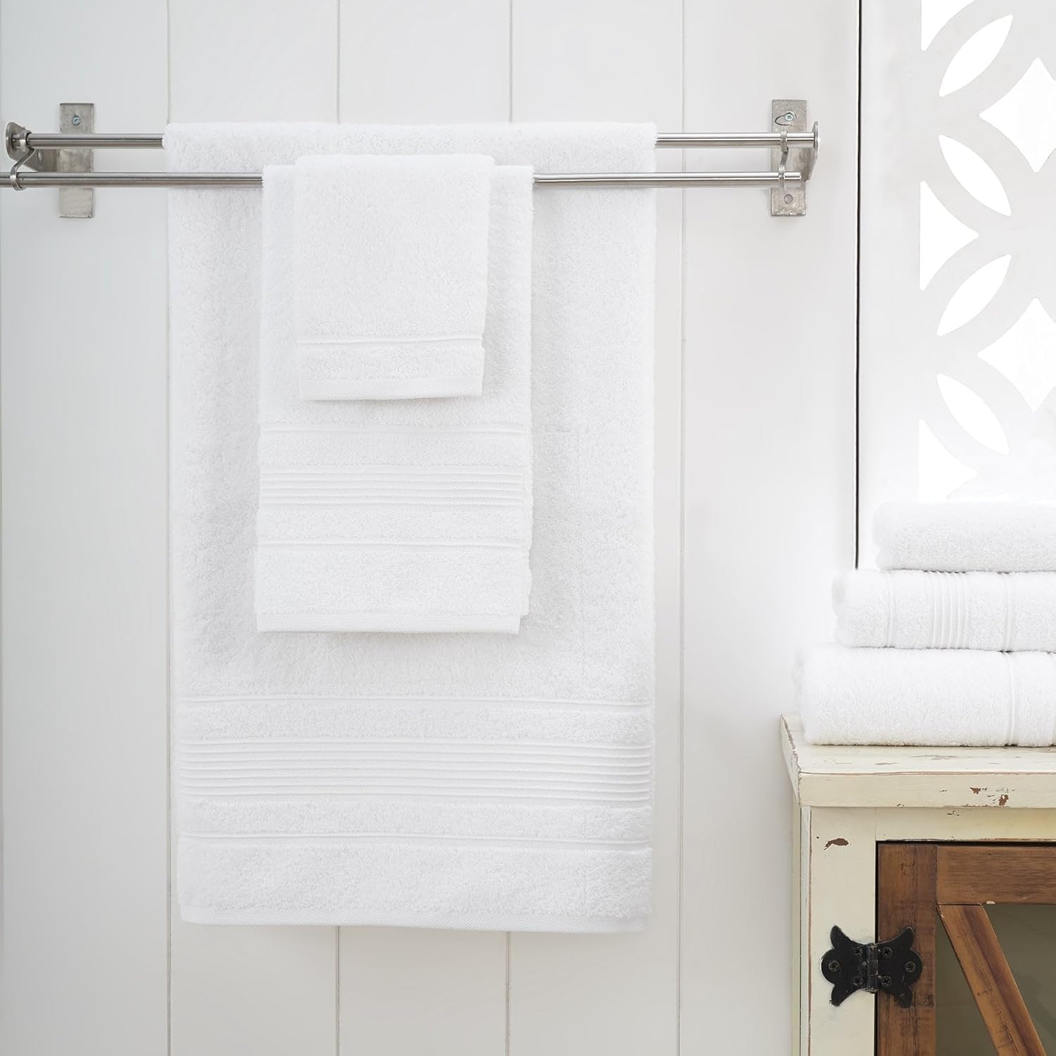 Personalized Monogrammed Washcloths Set for Gifts Homes