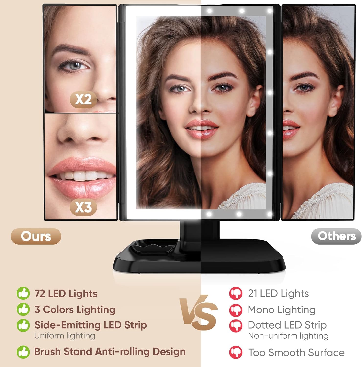 Vibrant Makeup Vanity Mirror