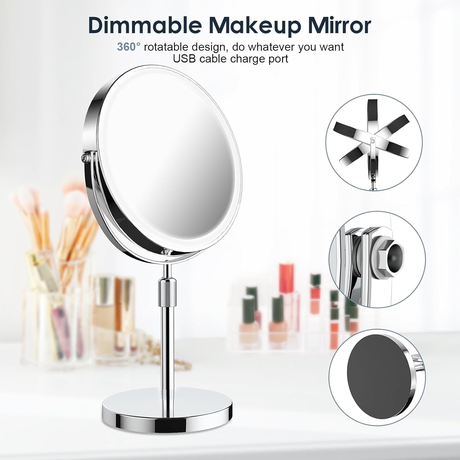 GioeDa Makeup Mirror with Lights