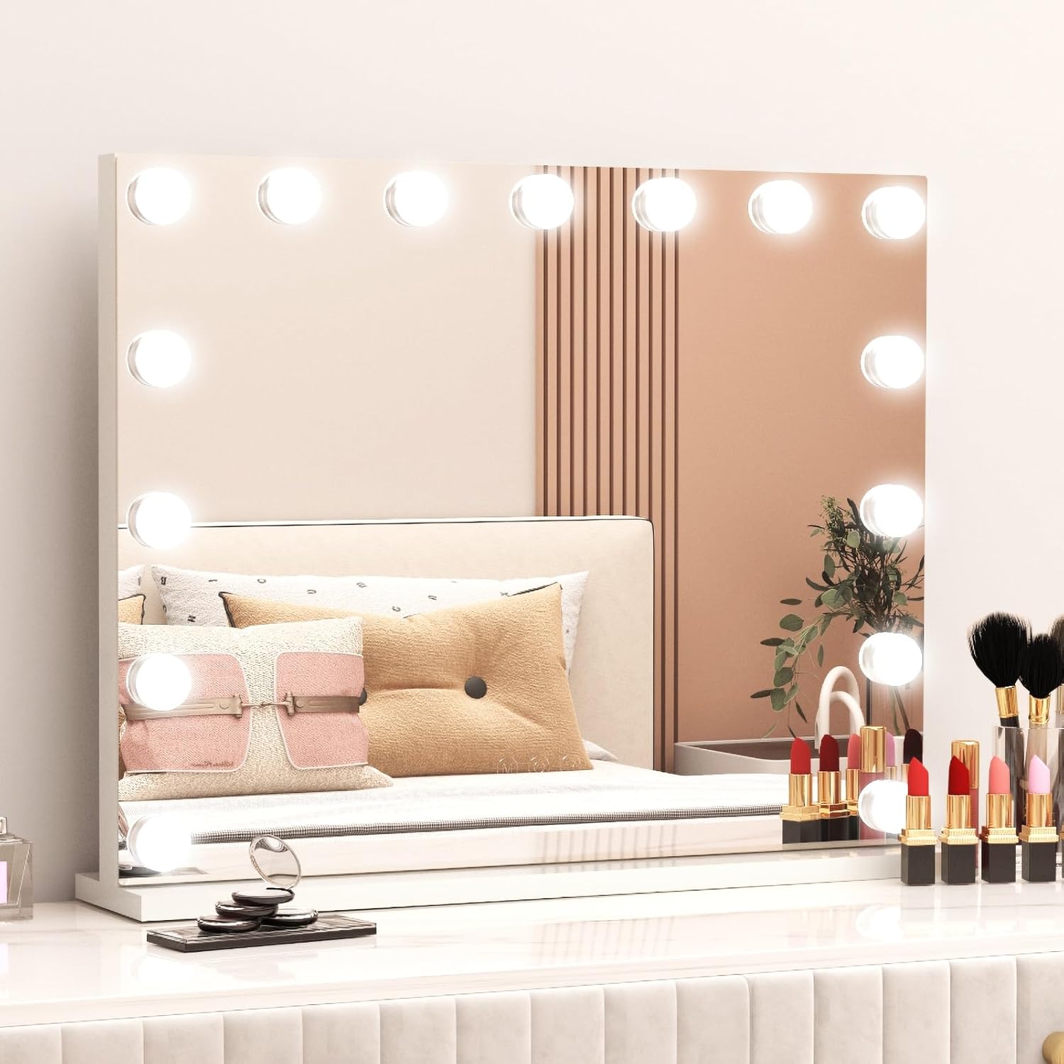10x Magnification Makeup Mirror with 3 Lighting Modes