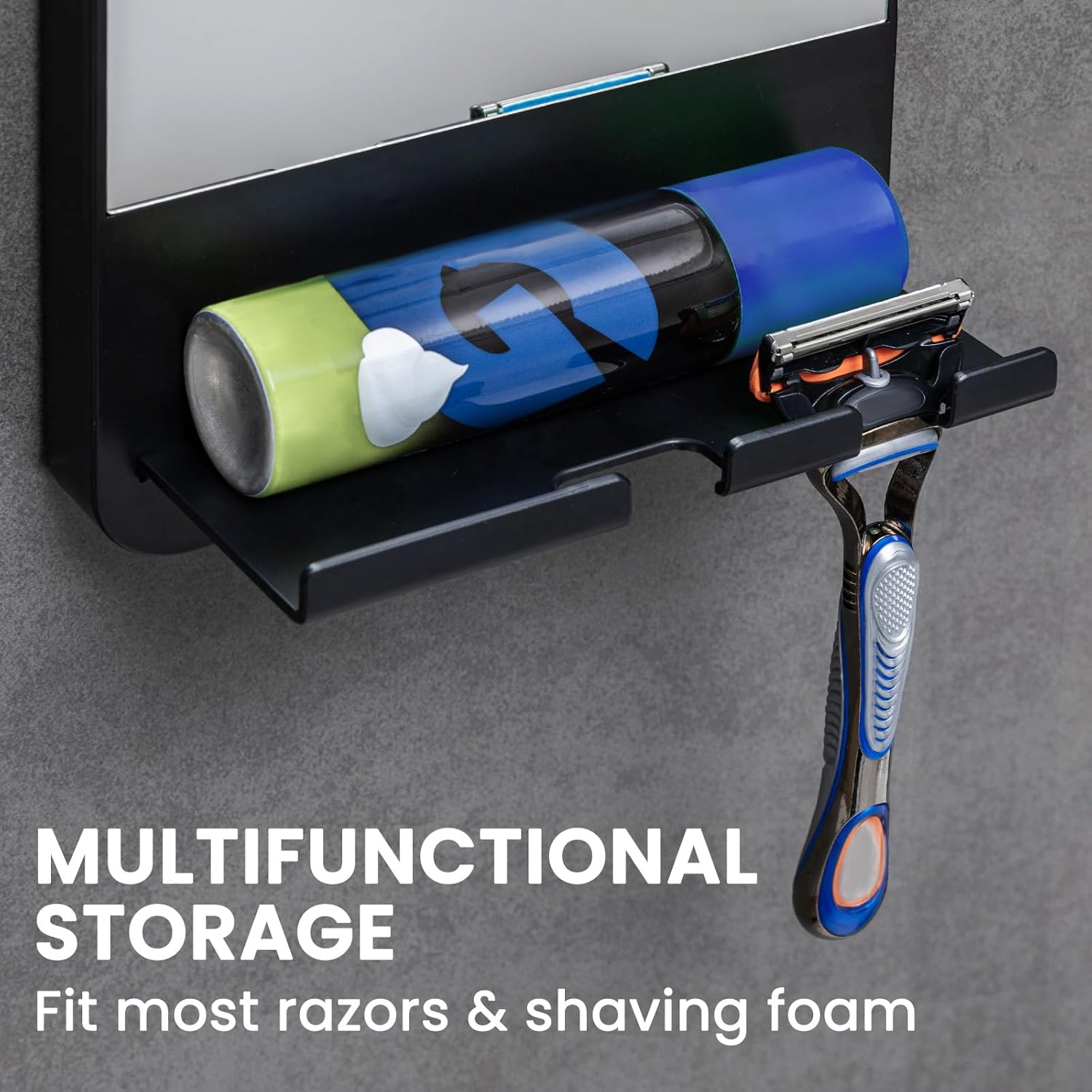 Instant Suctionducible Fog-Proof Shower Mirror