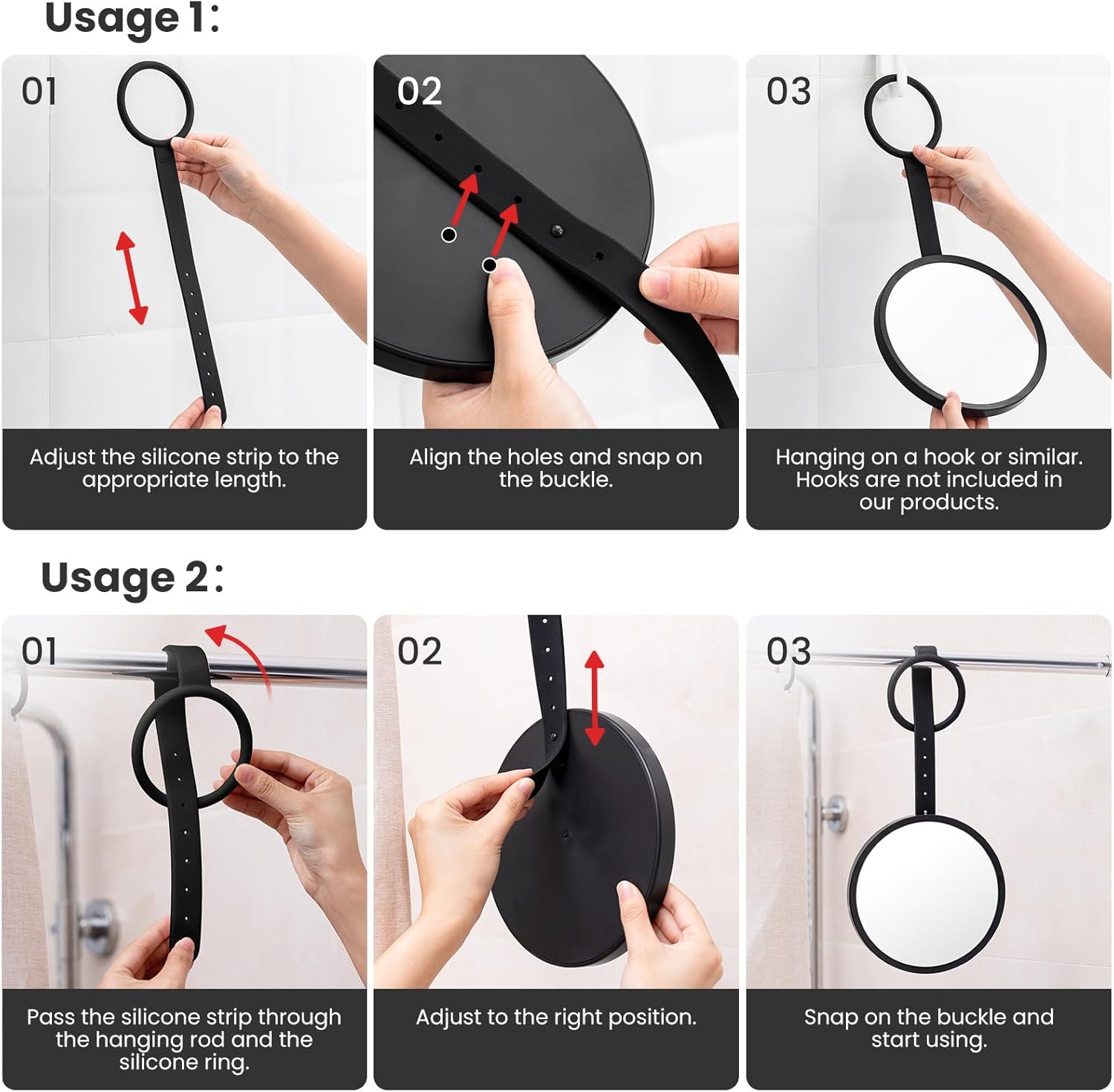 Fogless Travel Mirror