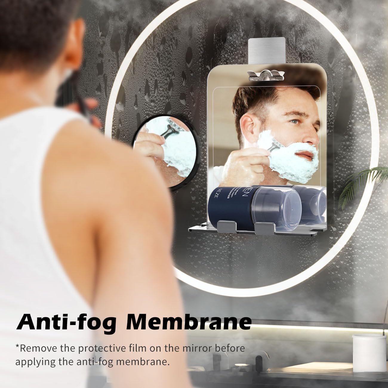 Shinowa Shower Mirror - Compact Shavers Best Friend