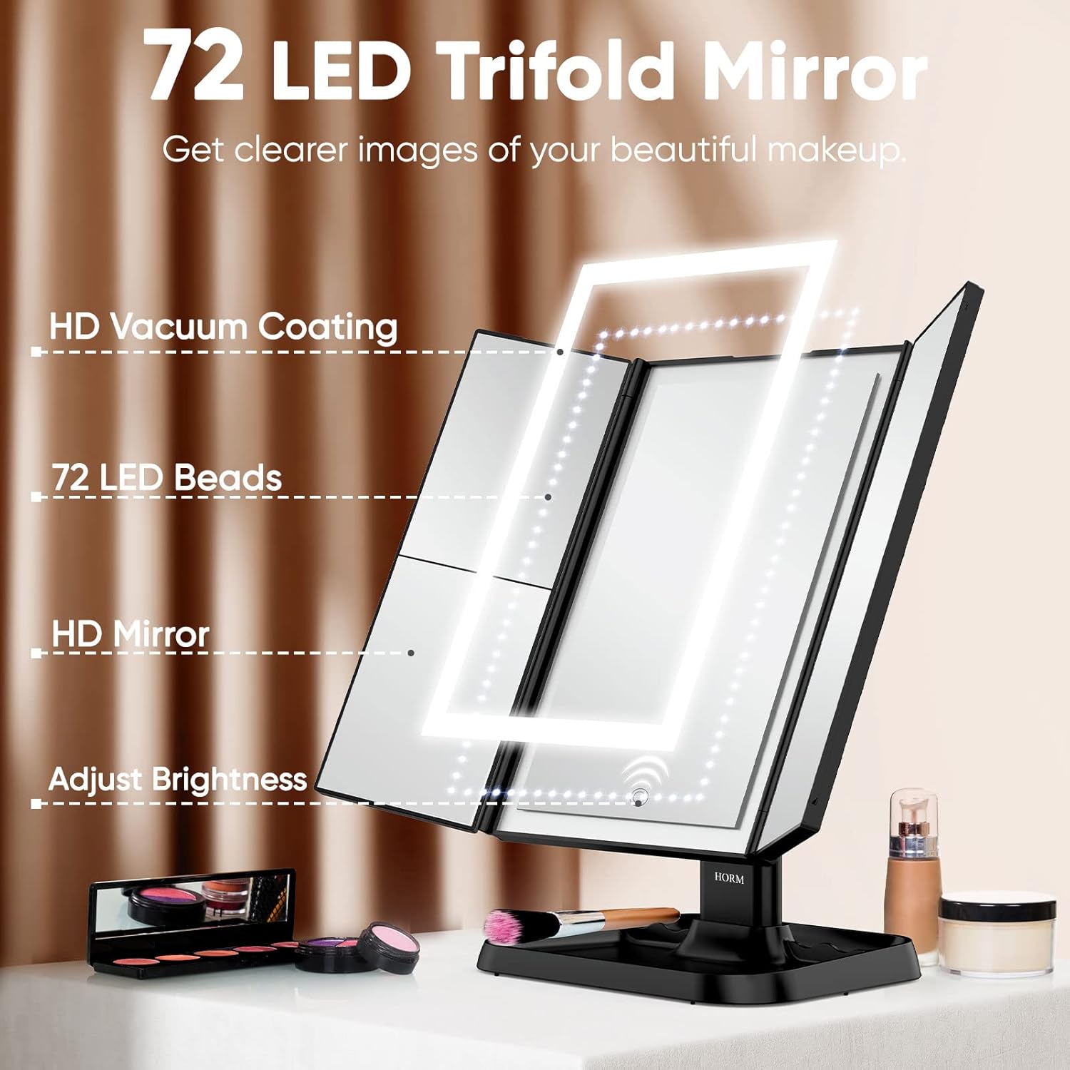 Vibrant Makeup Vanity Mirror