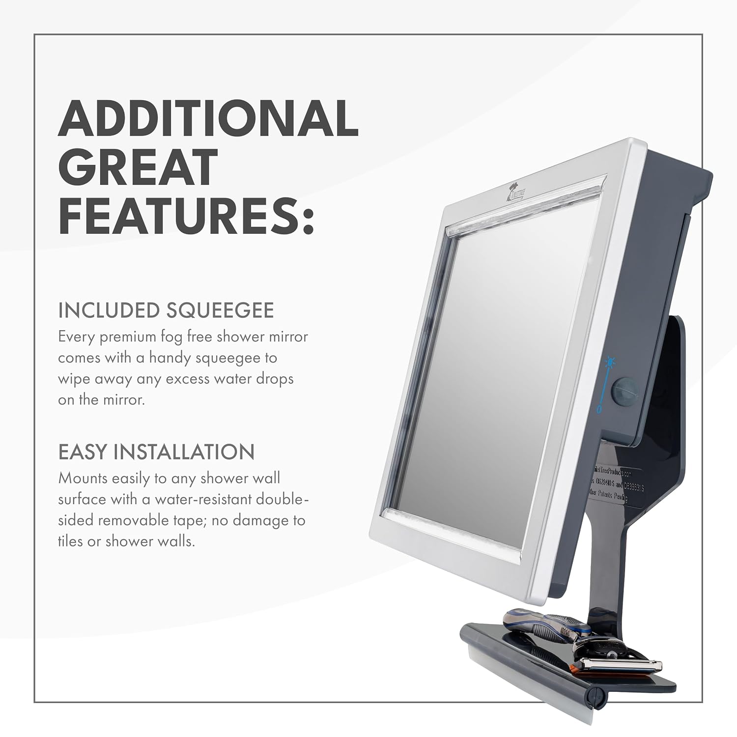Bath Time Beauty LED Fogless Mirror