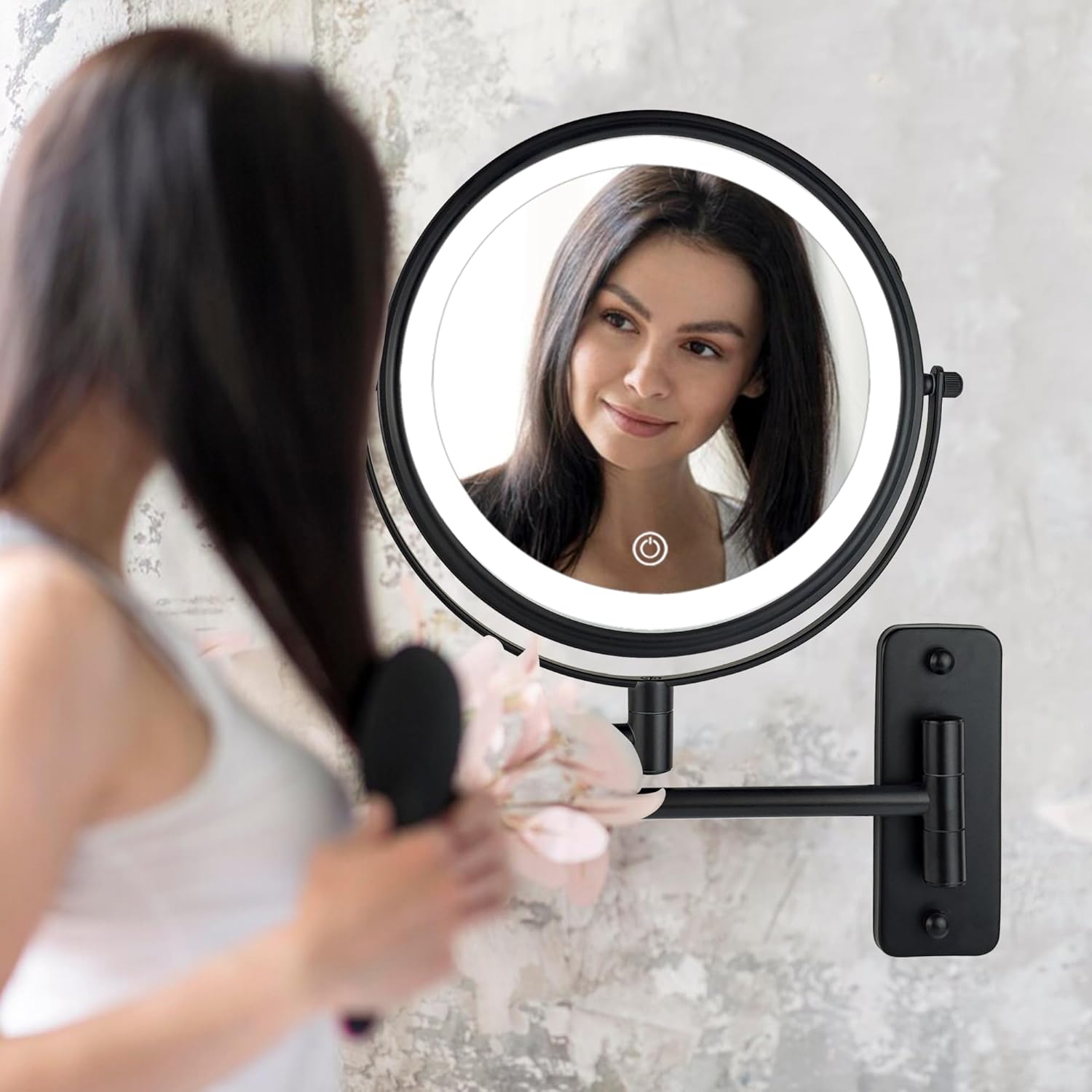Wall-Mounted MakeUp Mirror Perfect for Your tame