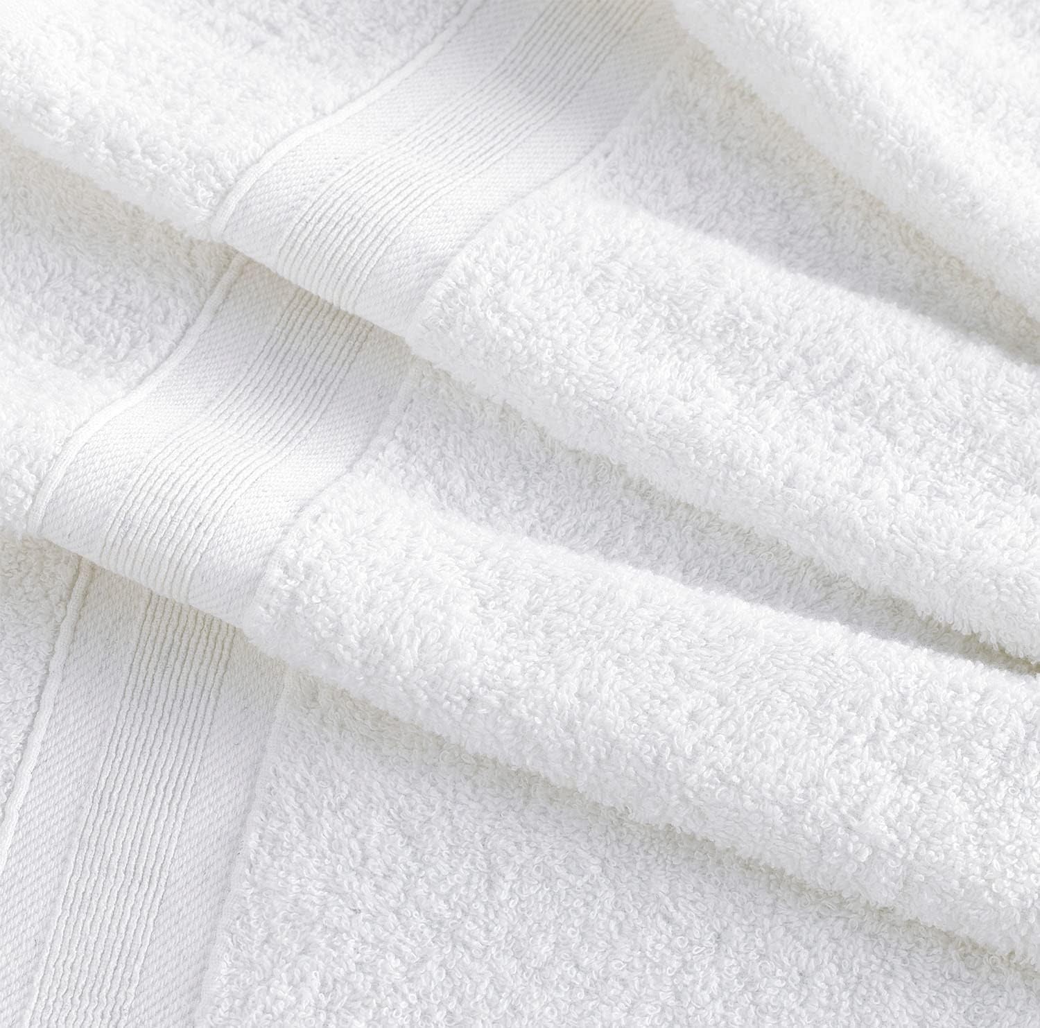 Quick-Dry Soft 4-Piece 27x54 Cotton Bath Towels Set