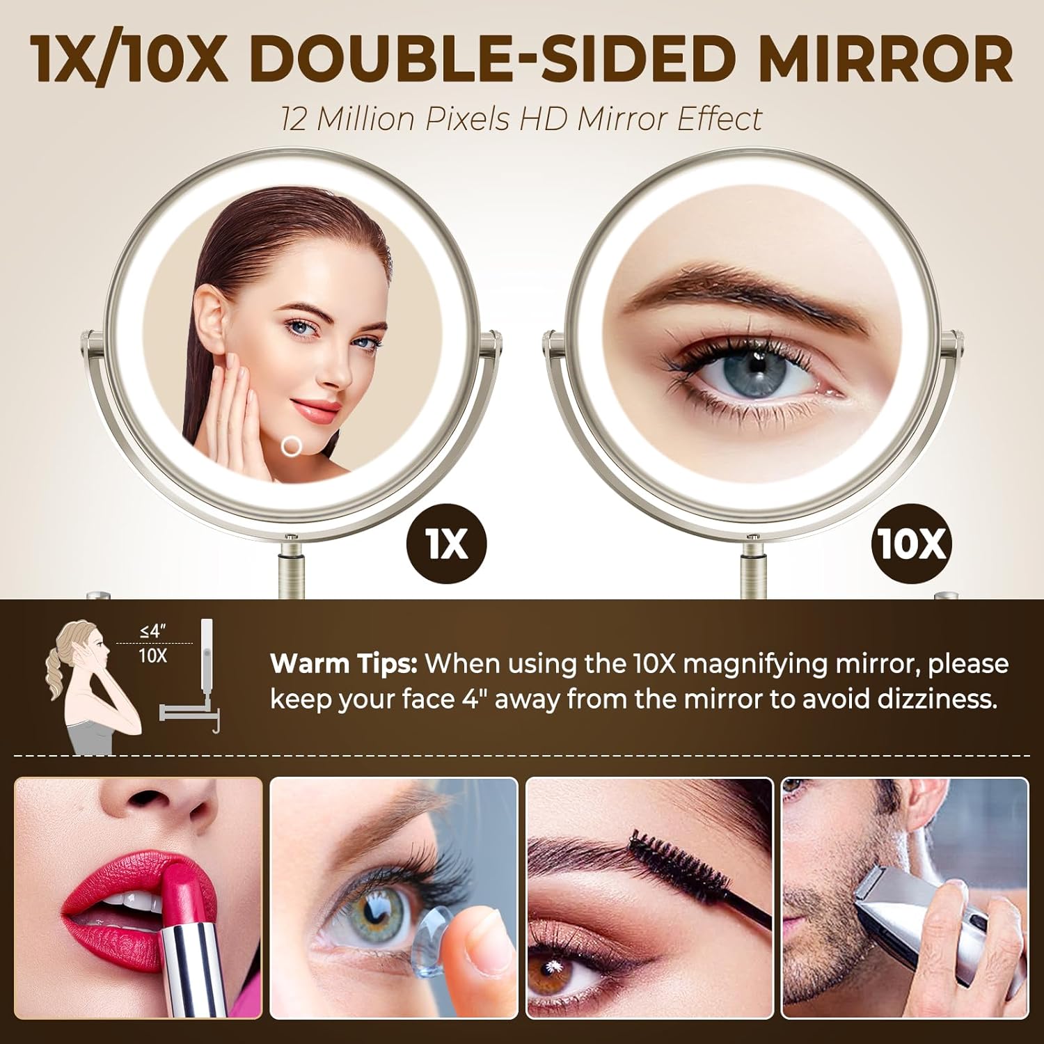 9 LED Makeup Mirror