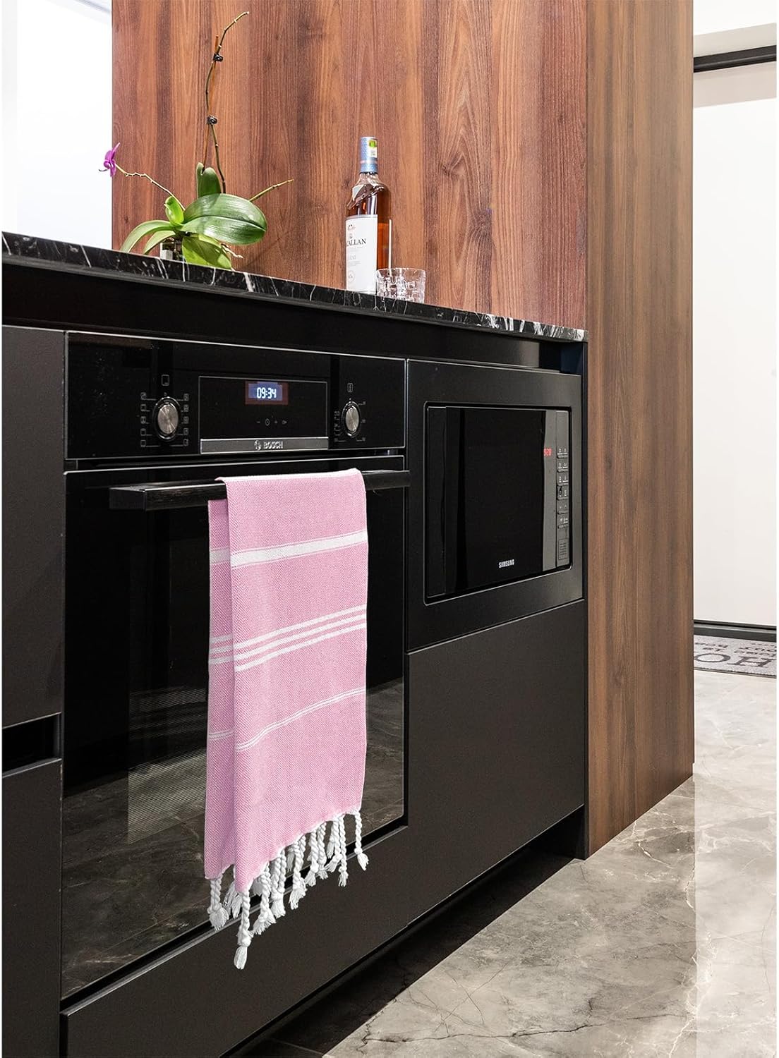Exquisite 16x40 Turkish Hand Towels Quick Dry Absorbent for Home Bathroom