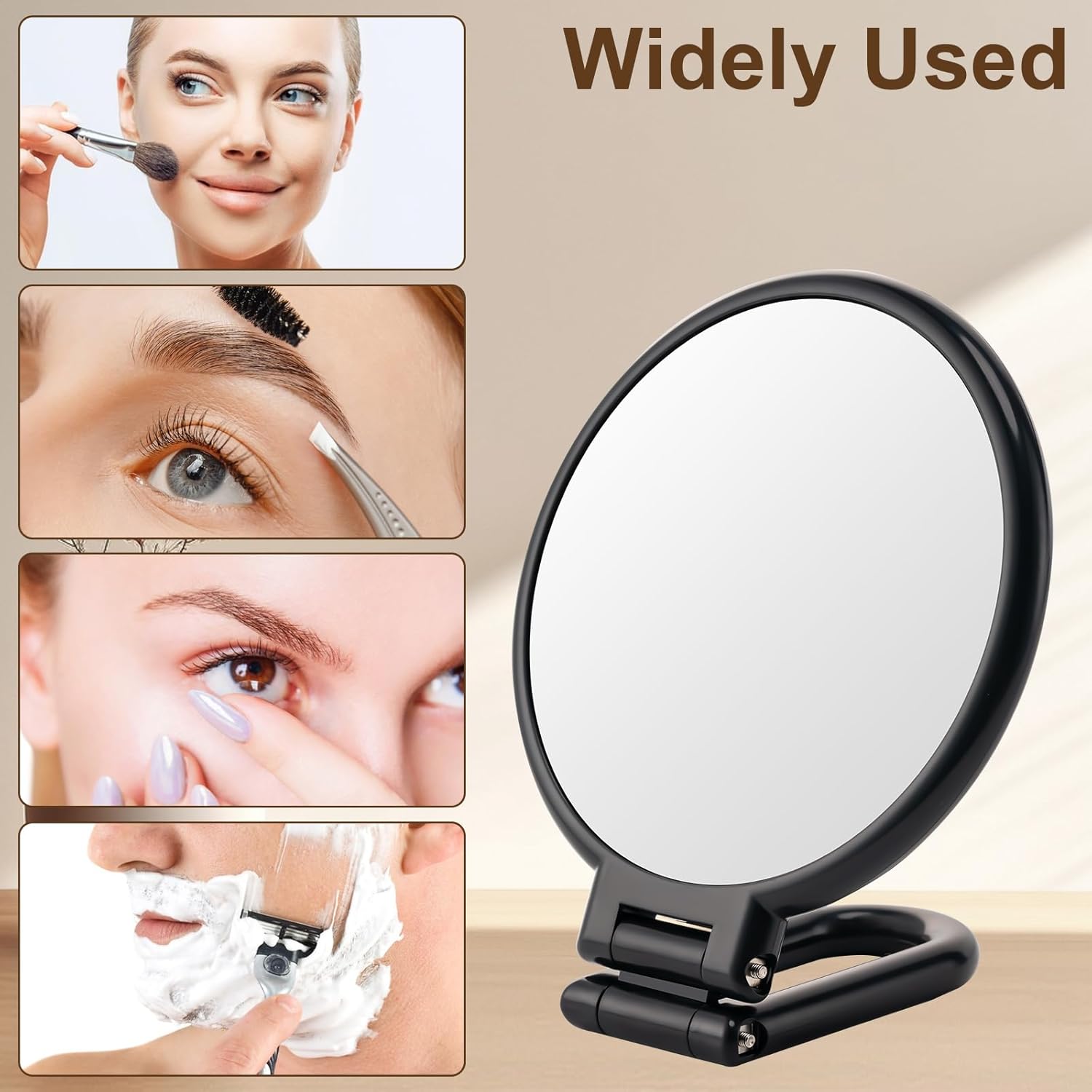 Foldable Travel Magnifying Mirror BOOMIBOO