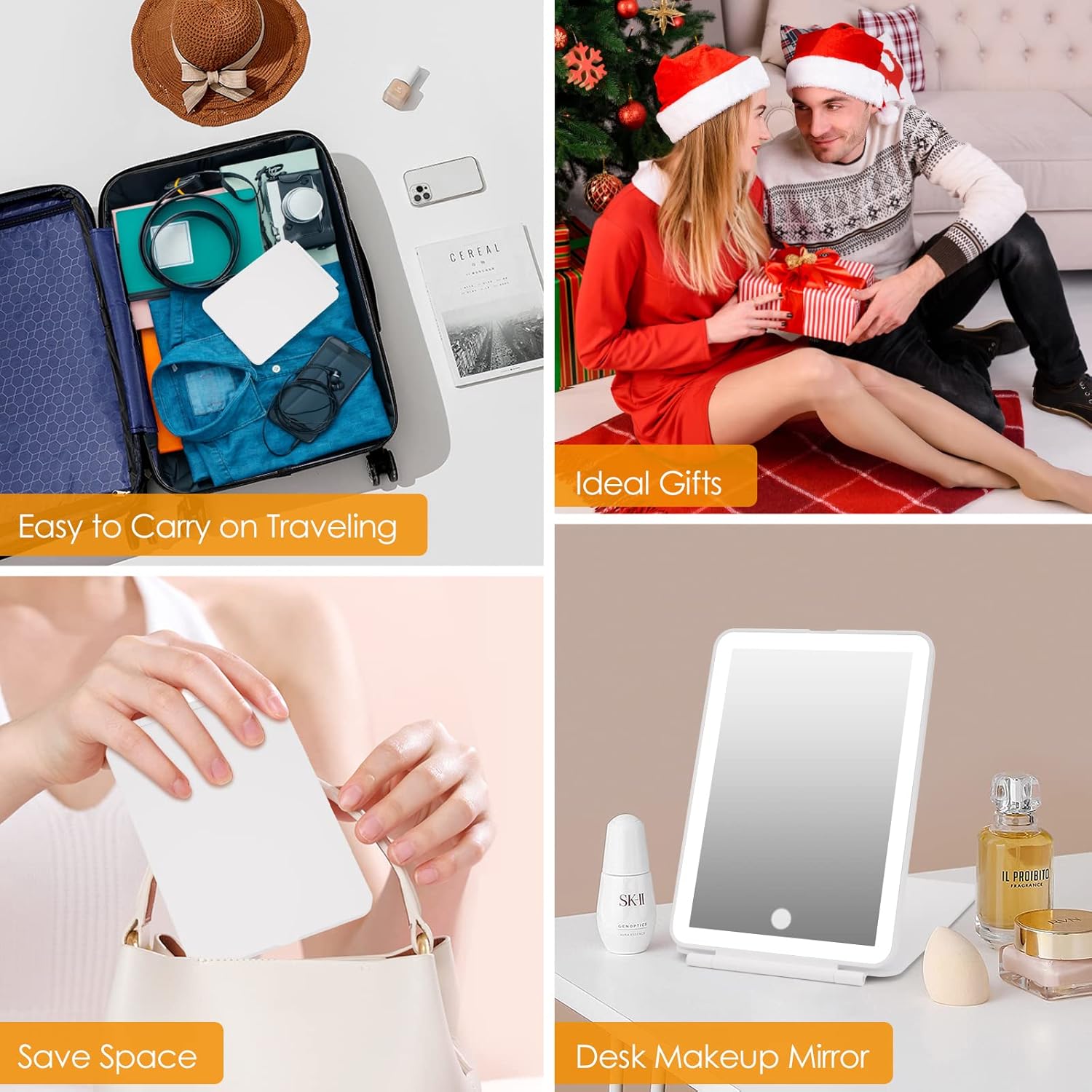 HD Travel Makeup Mirror