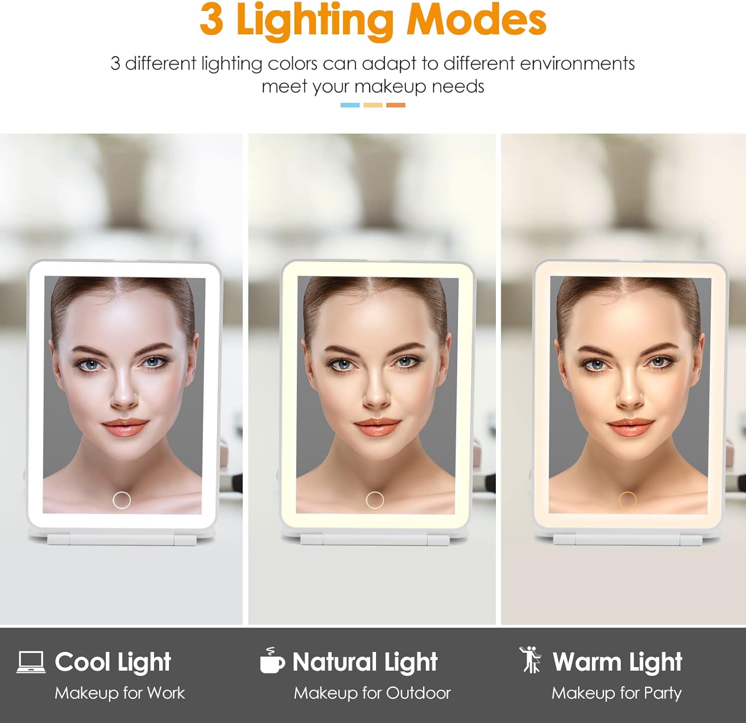 HD Travel Makeup Mirror