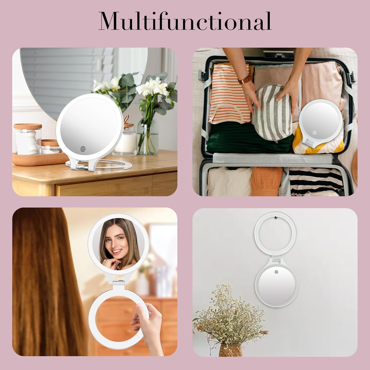 FASCINATE Magnifying Mirror with Light
