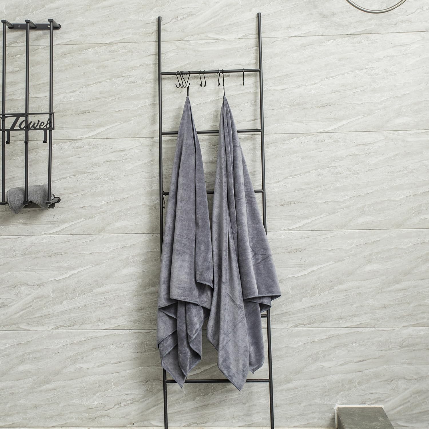 JML Microfiber Bath Towels - Oversized Soft Fast-Drying