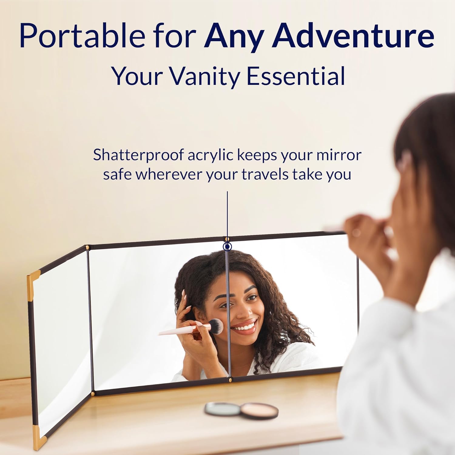 Foldable Full Length Beauty Blade Compact Mirror