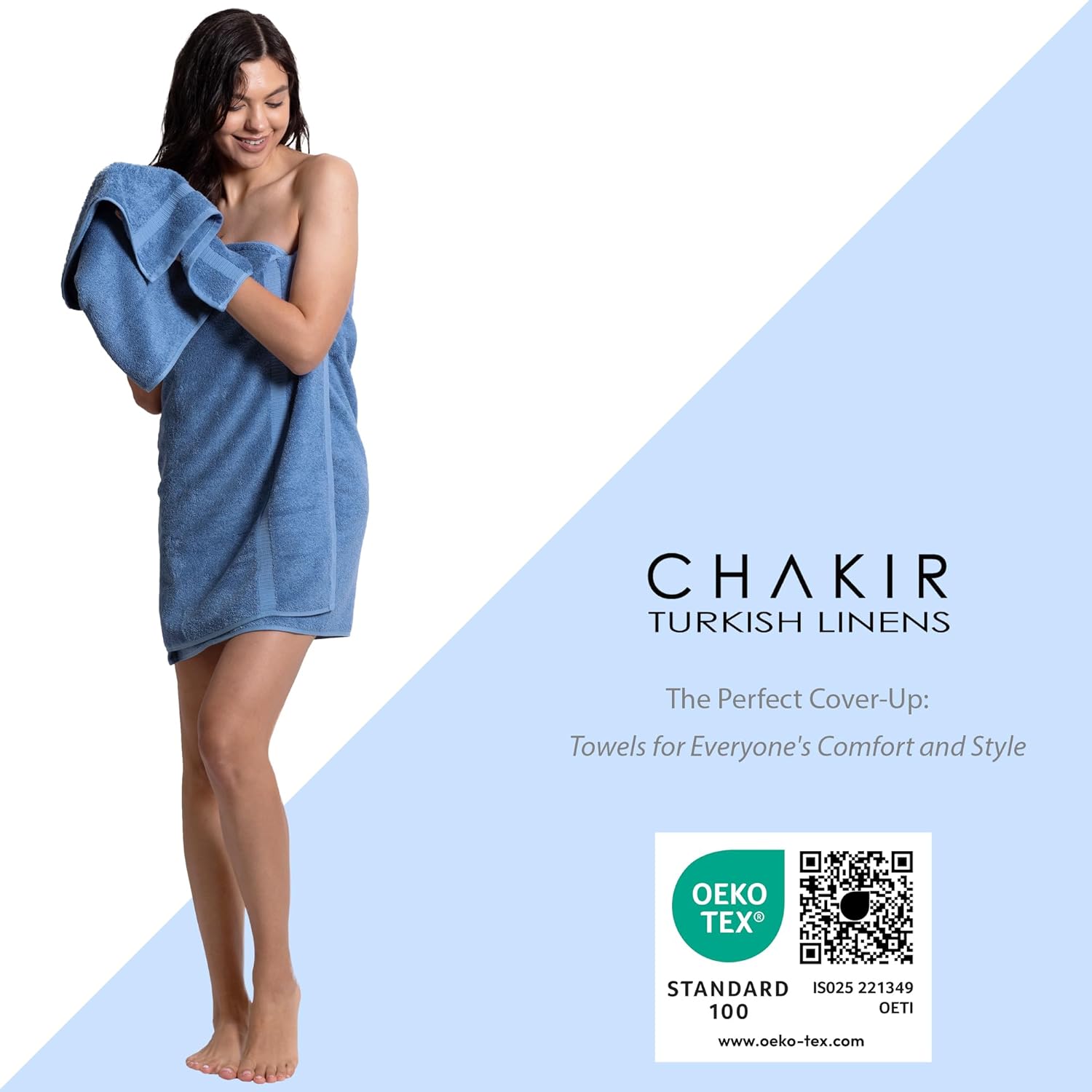 Luxury 6-Piece Turkish Cotton Towel Set