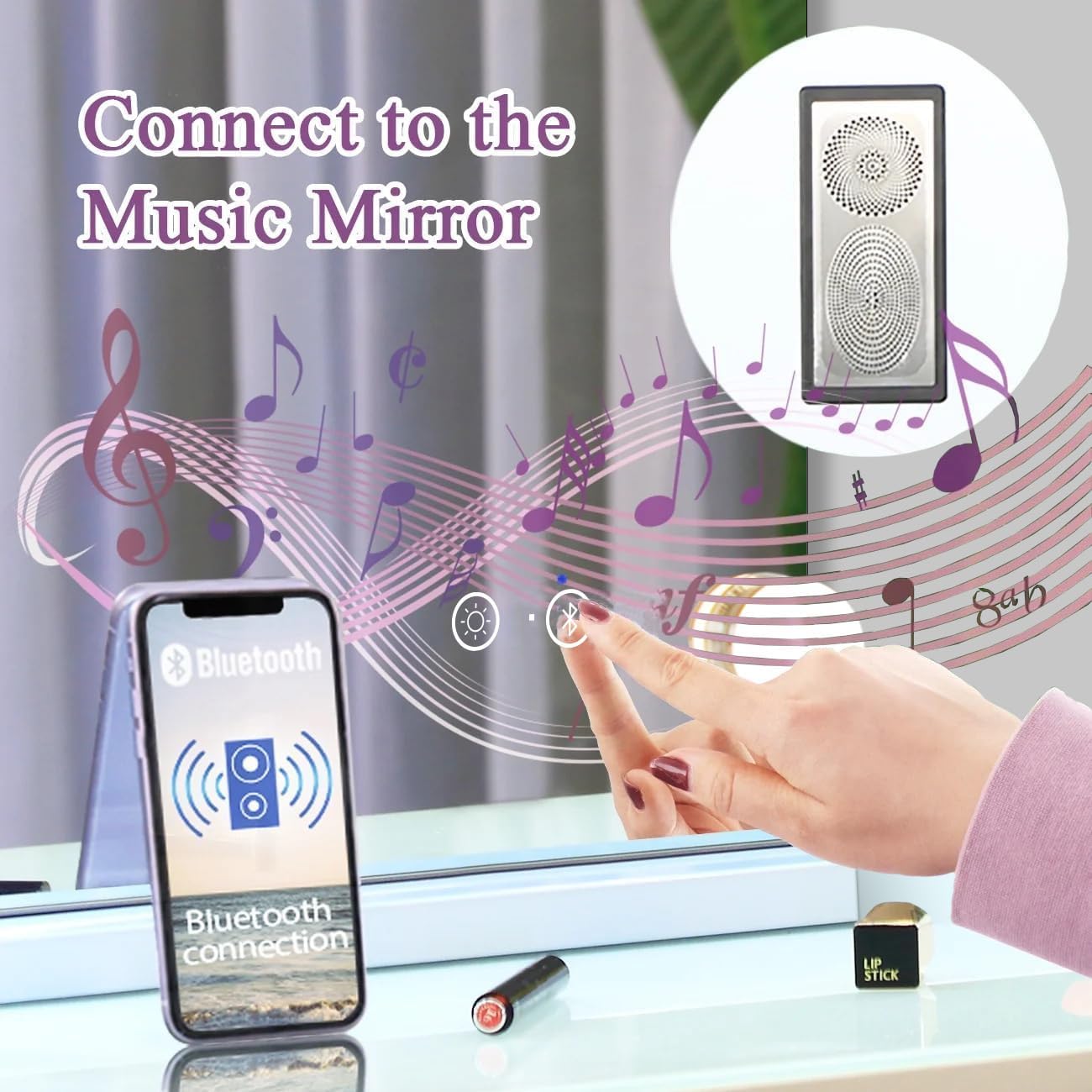 Fenchelin Vanity Mirror for Makeup