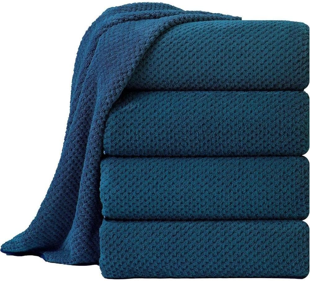 Super Soft Plush Oversized Bath Towel Set of 4