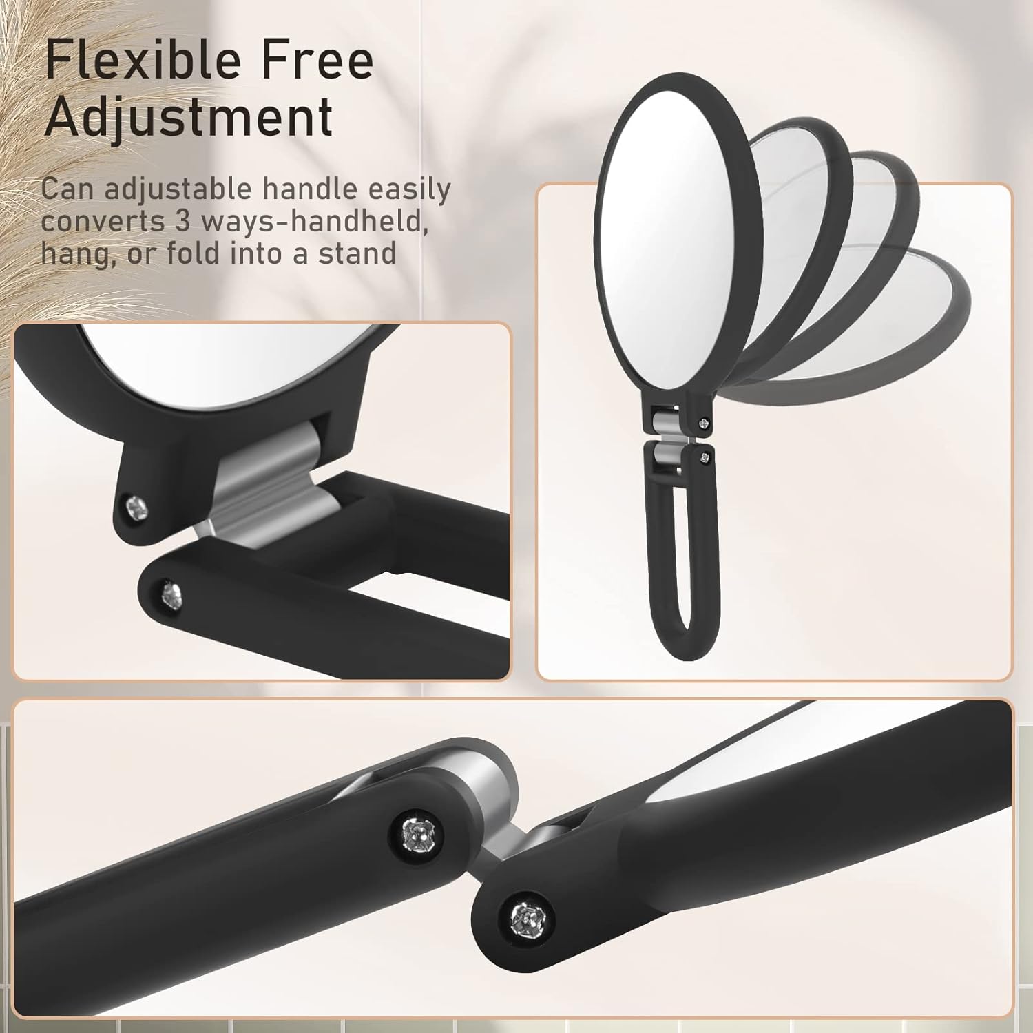 Magnifying Handheld Mirror for Makeup
