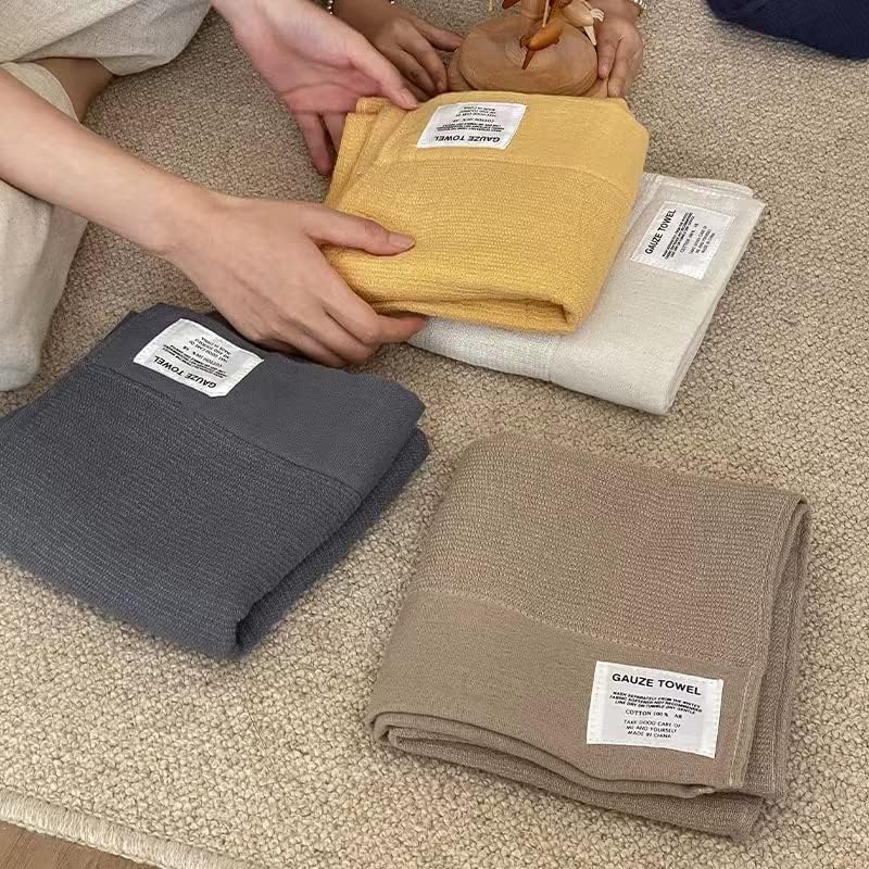 HOMHSP Khaki Multi-Purpose Cotton Towels Set